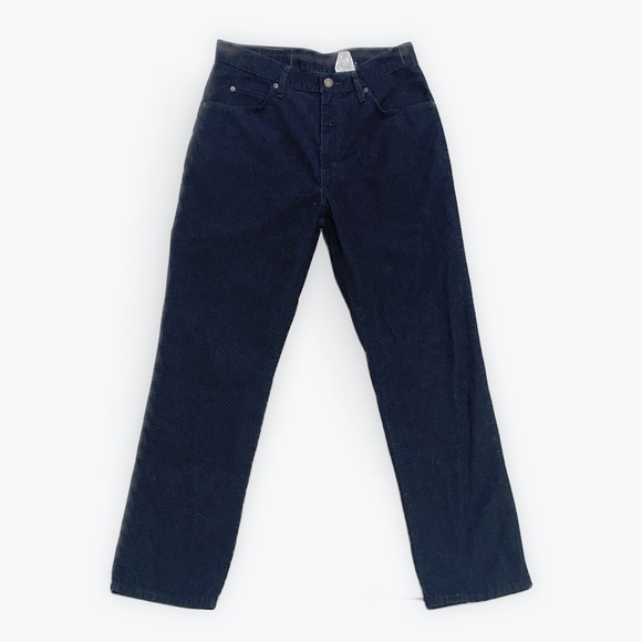 VINTAGE 90S ORANGE TAB BLACK CORDUROY LEVIS - Picture 4 of 7